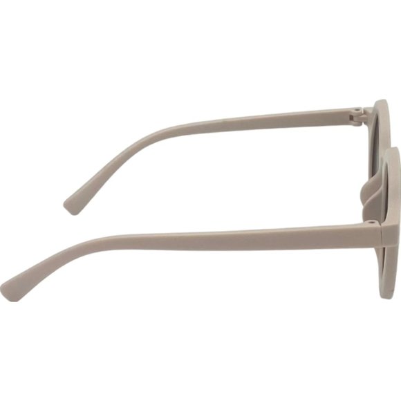 New Polished Prints Light Pink Baby Toddler Girl Round Retro Sunglasses UV400 - Picture 4 of 9